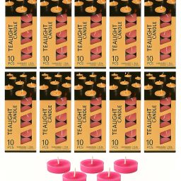 Tealight Candles 10 PCS in 1 Packet-3 Hrs Burn Time Smokeless Decorative Wax Candle-image-82