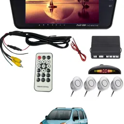 7inch LED Car Rearview Monitor Mirror With Touch Button & Silver Sensor 251 Black LED-image-98