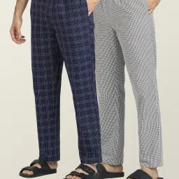Pack of 2 Checkered Checkmate Pyjamas for Men Men Pyjama-image-47