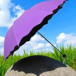 Travel Compact Magic Umbrella 3 Fold Umbrella for Girls, Women_9116 Umbrella-image-89