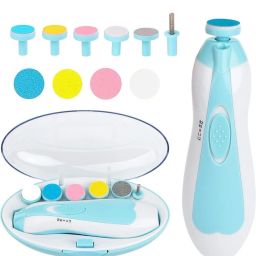 Premium Baby Nail Trimmer Kit for Kids Safe Electric Baby Nail Cutter-Multicolor-36