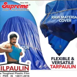 Silpaulin Blue Tarpaulin –12x12ft Heavy-Duty Waterproof & UV-Resistant, MultiUse Tent - For 6-image-16