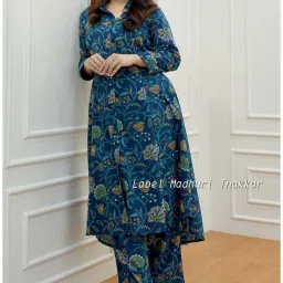 Women Cotton Rayon Kurta Palazzo Set-picture-14