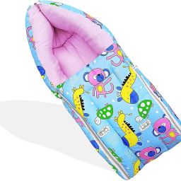 Cotton Baby Sleeping Bag/Carry Bag (0-7 Months) Soft & Comfort Sleeping Bag. Sleeping Bag-image-81