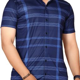 Men Regular Fit Checkered Casual Shirt-image-19