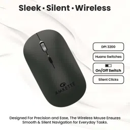 AMKETTE Wi-Key Mini 2 Multi Device Wireless Keyboard and Mouse Combo Set image 4