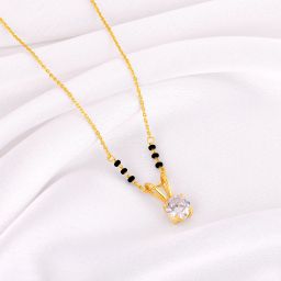 925 Silver Golden Forever Moments Mangalsutra|Lifetime Plating|6 Month Warranty Sterling Silver Mangalsutra-image-95