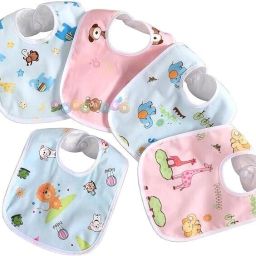Double Layered Waterproof Bibs Pack Of 5-image-69