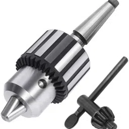 Self Tighten Carbide Steel Lathes Spindle 1-13mm Drill Chuck MT2 Shank Power Tools Heavy Duty Arbor Keyed Accessories Industrial 1-13mm Capacity Tapered Bore Drill Chuck-4