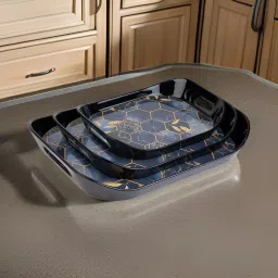 Serving Tray Glossy Finish Bpa Free Tray-image-85