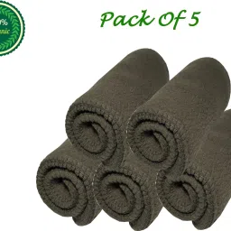5 Layers Bamboo Charcoal Wet-free, Reusable, Washable Nappy Inserts (Pack of 5)-6