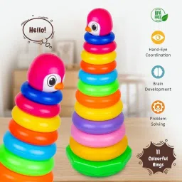 Stacking Rings Plastic Stack Up Educational Toy-image-56