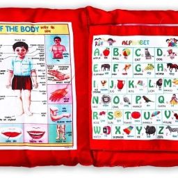 himanshu tex Kids Learning Cushion Alphanumeric, Fruits,Smiley & Characters Cushion Pack of 1 image 4