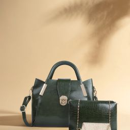 Women Green Hand-held Bag-image-8