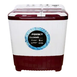 FOXSKY 9.5 Kg 5 Star Semi Automatic Washing Machine with 3D Scrub Technology (Aqua Wash, Maroon)-18