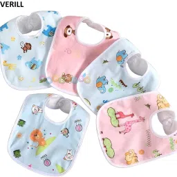 Waterproof baby bibs/aprins for the babies bigger print pack of 5-image-12
