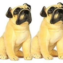 Combo Offer Two Pug Dog Stuff Animal - 30 cm (Brown) Hand Puppets-11