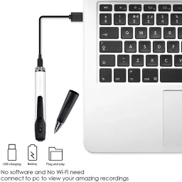 JRONJ spy camera with audio video recording HD 1080P Mini Pen Camera, Video Recorder, Portable Pocket Camera for Class, Business, Conference and Security Security Camera image 4