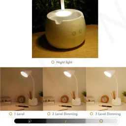 akari Rechargeable Portable LED Bright Table Lamp Adjustable Emergency Light Study Lamp image 5
