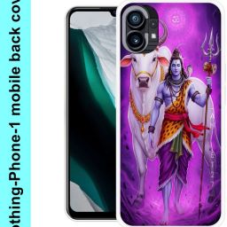 Back Cover for CMF by Nothing Phone 1, Lord shiva,Mahadev mobile back cover-image-58
