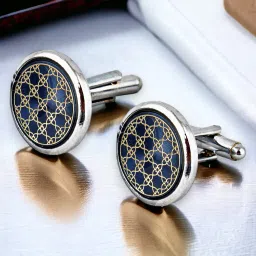 Lucky Jewellery Brass Cufflink Set-picture-13