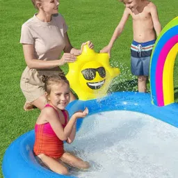 Inflatable (IND*95) playground Swimming Pools With Free Pump Inflatable Swimming Pool-24