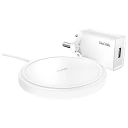 SanDisk Ixpand 15W Wireless Charger for iOS, Android, Earbuds (Qi Certified, Temprature Control Technology, White)-13