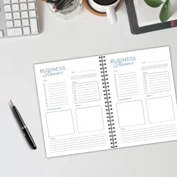 timewise Q1 Business Planner Notebook Own your work A5 Planner Unruled 140 Pages image 4