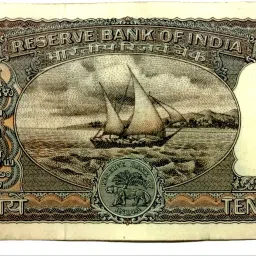 1969 First Issue L. K. Jha, Rare 10 Rupees Old Note Medieval Coin Collection-picture-0