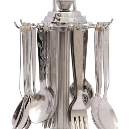 Peony 25 Pcs Stainless Steel Cutlery Set-image-10
