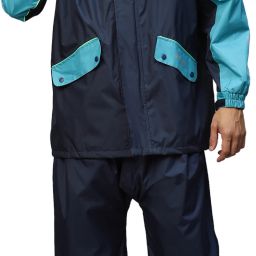 Colorblock Men Raincoat-image-11