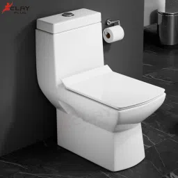 Platinum Ceramic Western Toilet/Water Closet/Commode With Soft Close Toilet Seat PREMIUM GRADE FLOOR MOUNTED "S" TRAP ONE PIECE Western Commode-15