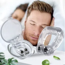 Magnetic Anti Snore Clip Men and Women Soft Silicone Magnetic Nose Clip Nose Shaper-3