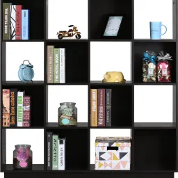 Engineered Wood Open Book Shelf-26