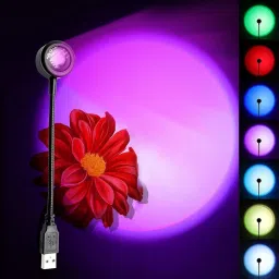 Flexible Sunset Light Sunset Projection Light with 7 Color + 13 Functional Modes Shower Laser Light-8