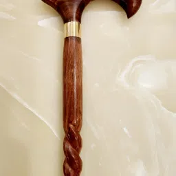 Wooden walking stick fancy and adjustable for men and women and oldage person Walking Stick-image-62