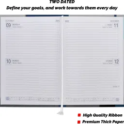 more choice Regular Planner 2 Date Diary B5 Diary Single Rule with Bookmark 184 Pages image 3