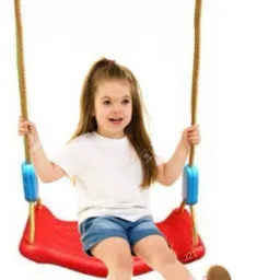 Swing Jhula for Kids Playing Indoor Outdoor Plastic Hanging Swing J10-image-35