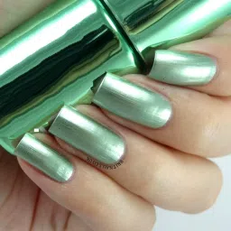 Metallic Mirror Effect Nail Polish Green-image-61