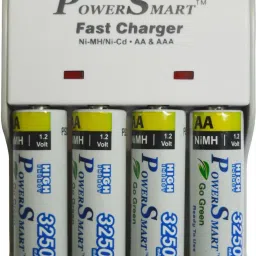 Power Smart 3250 mAH x 4AA AAA NiMH NiCD Cells 1 Hour Ready To Use 4 LED With Auto Cut Off Function PS 1002Camera Battery Charger-picture-7