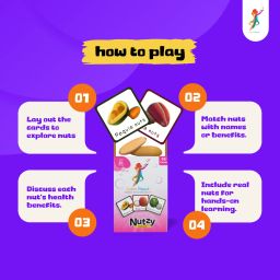 color pencil Nutzy Nut Flashcards-Discover Nuts & Build Healthy Eating Habits image 5