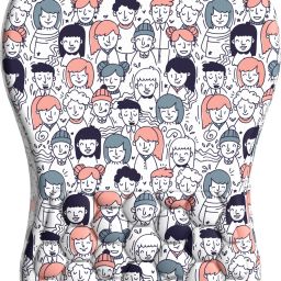 Portronics Comfipad Wrist Rest Mouse Pad with Soft Foam Cushion, Ergonomic, Wrist Support Mousepad-image-0