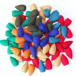 Backflow Incense Cones mix incense Unscented Dhoop-image-29
