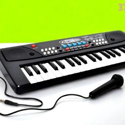 X430 Keys Piano Toy with Microphone, USB Power Cable & Sound Recording Best Birthday Gift for Boys and Girls Musical Instruments Analog Digital Piano-image-34