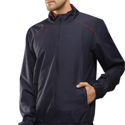 HouseOfCommon Polyester Lightweight Stylish Zipper Jacket for Bikers Riding, Cycling. Solid Men Wind Cheater-image-59