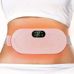 Shopeleven Belly Warmer Heating Pad with 3 Heat & 4 Heat Levels 4 Vibration Modes Portable Cordless Heating Pad for Menstrual Cramps Relief, for Stomach, 3-Speed Massager-image-52