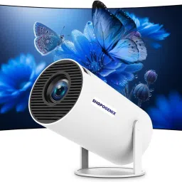 WENGONVILA 4K Ultra HD Smart Projector for TV and OTT Streaming (1200 lm / 2 Speaker / Wireless / Remote Controller) Portable Projector image 4