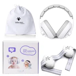 Baby Ear Muffs 2 in 1 Noise Canceling with Adjustable Soft Headband for Toddlers Ear Muff-13