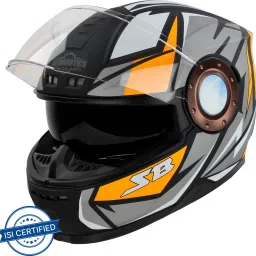 Decode ISI Certified Full Face Graphic Helmet for Men with Inner Sun Shield Motorbike Helmet-51