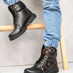 Black Casual Boots For Men Boots For Men-image-76